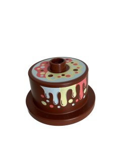 Lego® Duplo® dort hnědý s polevou